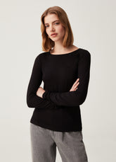 Ovs Boat Neck T-Shirt